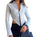 Women's Tailored Striped Shirt