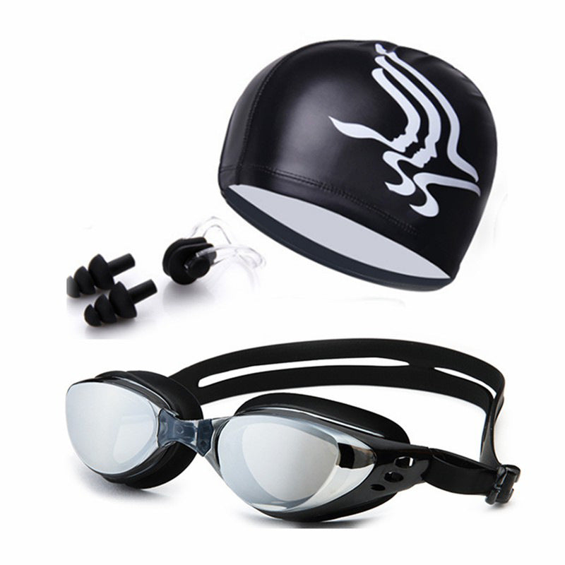 Swimming Set with Hydrodynamic Goggles and Kalsten Swim Cap