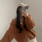 Women's Hooded Zip-Up Cardigan