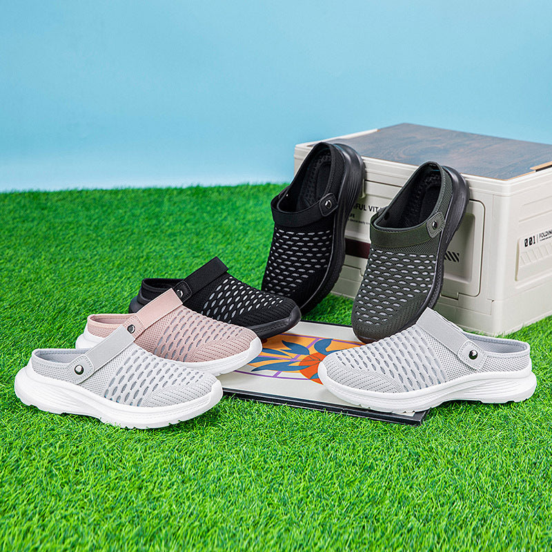 Women's Breathable Clogs with Elastic Strap
