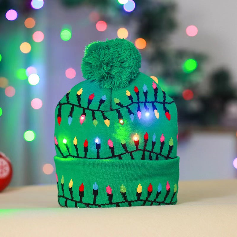 Funny Christmas Hat with LED Lights