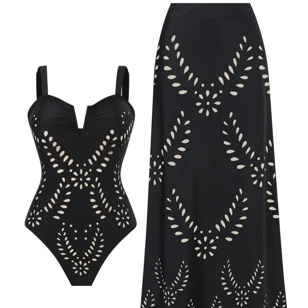 Women's Swimsuit with Matching Skirt