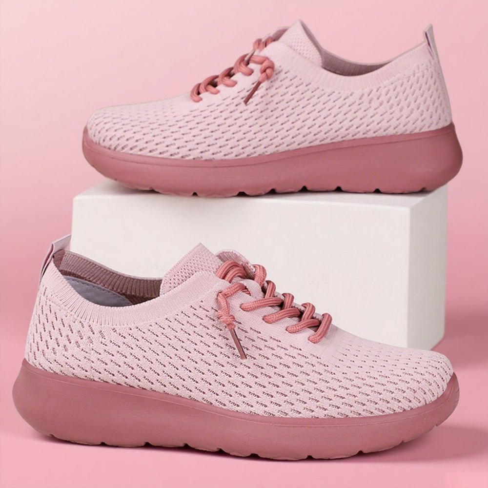 Women's Breathable Casual Sneakers with Flexible Upper