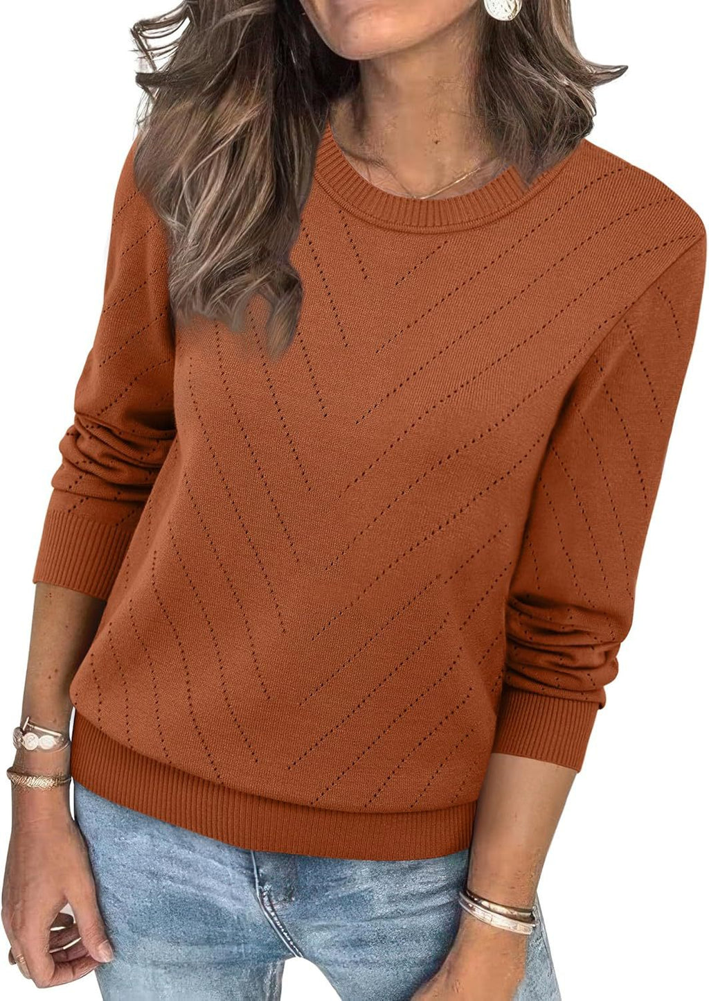 Women's Elegant Striped Sweater