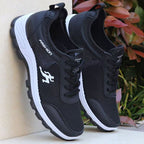 Women's Breathable Casual Sneakers with Non-Slip Sole and Flexible Cushioning Technology