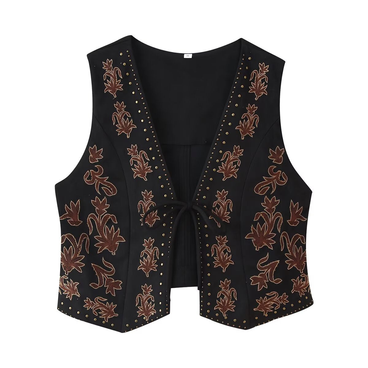 Women's Elegant and Artfully Embroidered Vest