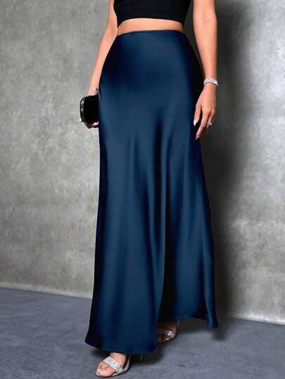 Women's Maxi Skirt with Flowing Cut