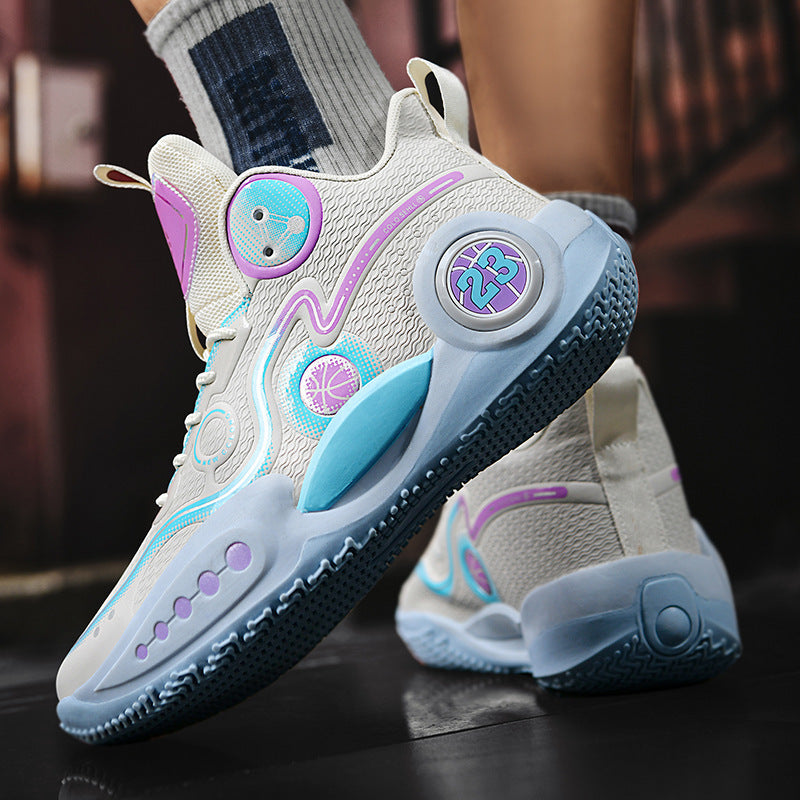 Women's Basketball Sneakers with Innovative Cushioning System and Non-Slip Sole