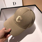 Men's Stylish Textured Cotton Baseball Cap