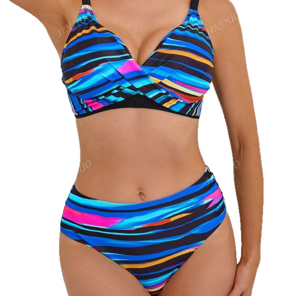 Women's Striped Swimsuit
