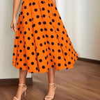 Women's Polka-Dot A-Line Dress