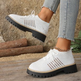 Women's Breathable and Comfortable Sneakers with Statement Sole