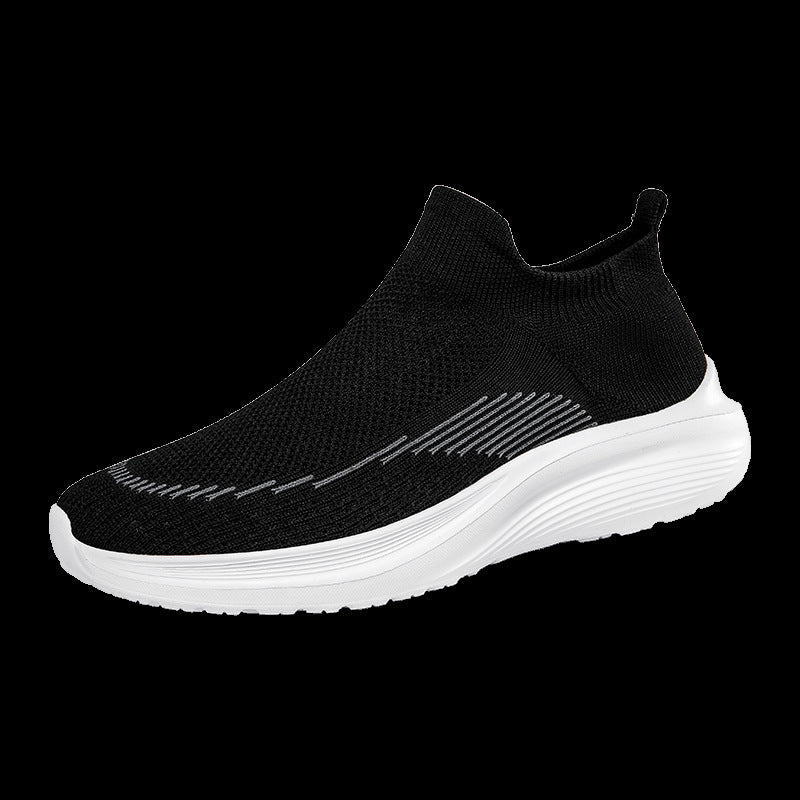 Women's Breathable Sport Sneakers with Flexible Knit Upper