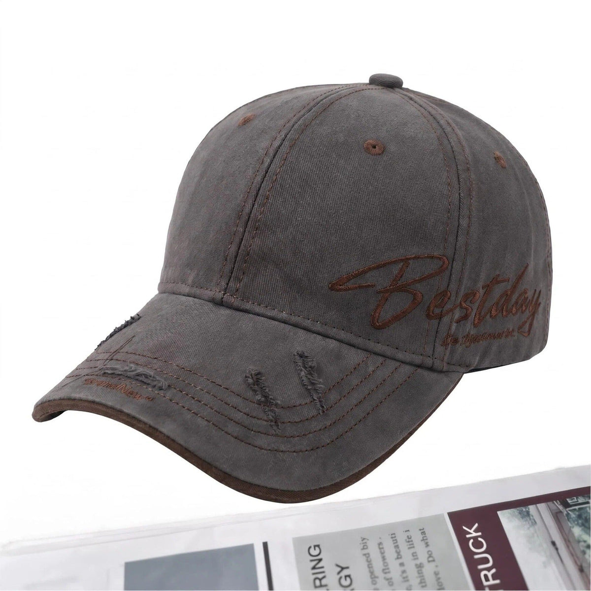 Men's Distressed Casual Cotton Baseball Cap
