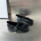 Women's Ballet Flats with Elegant Strap and Comfortable Insole