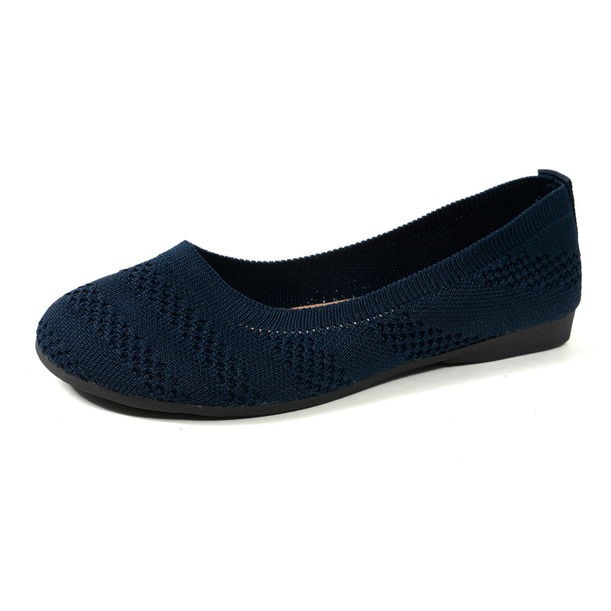 Women's Knit Ballet Flats with Non-Slip Sole