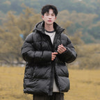 Women's Fashionable Puffer Parka with Adjustable Hood System and Soft Lining