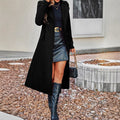 Women's Elegant Trench Coat with Classic Cut and Slim Silhouette