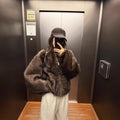 Women's Elegant and Cozy Short Jacket with Wide Sleeves