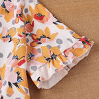Women's Blouse with Floral Design
