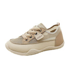 Women's Breathable Casual Sneakers with Rugged Tread and Fashionable Accents