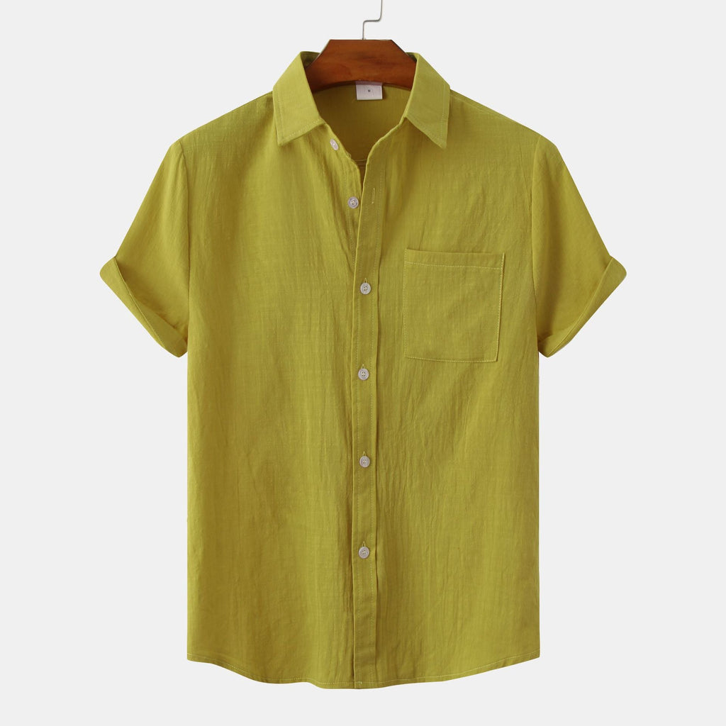 Women's Short Sleeve Shirt with Chest Pocket