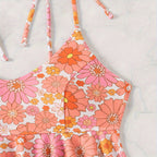 Women's Swimsuit with Flowing Ruffle