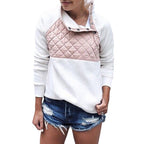 Women's Comfortable Hoodie with Stand-Up Collar