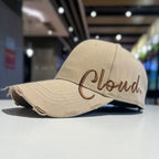 Men's Vintage-Inspired Distressed Baseball Cap
