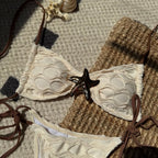 Women's Swimwear with Decorative Lace-Up Details