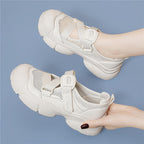 Women's Breathable and Comfortable Sneakers with Elastic Straps