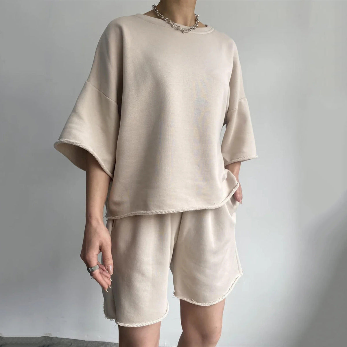 Women's Comfortable Sweat Loungewear Set