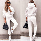 Women's Casual Sweatpants Set with Oversized Sweater
