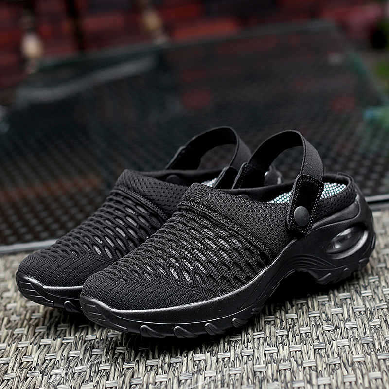 Women's Breathable Clogs with Flexible Strap Design