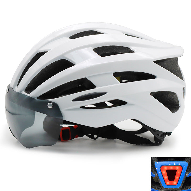 Bicycle Helmet with Integrated Visor and Innovative Ventilation System