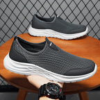 Women's Breathable Slip-On Athletic Shoes with Elastic Structure