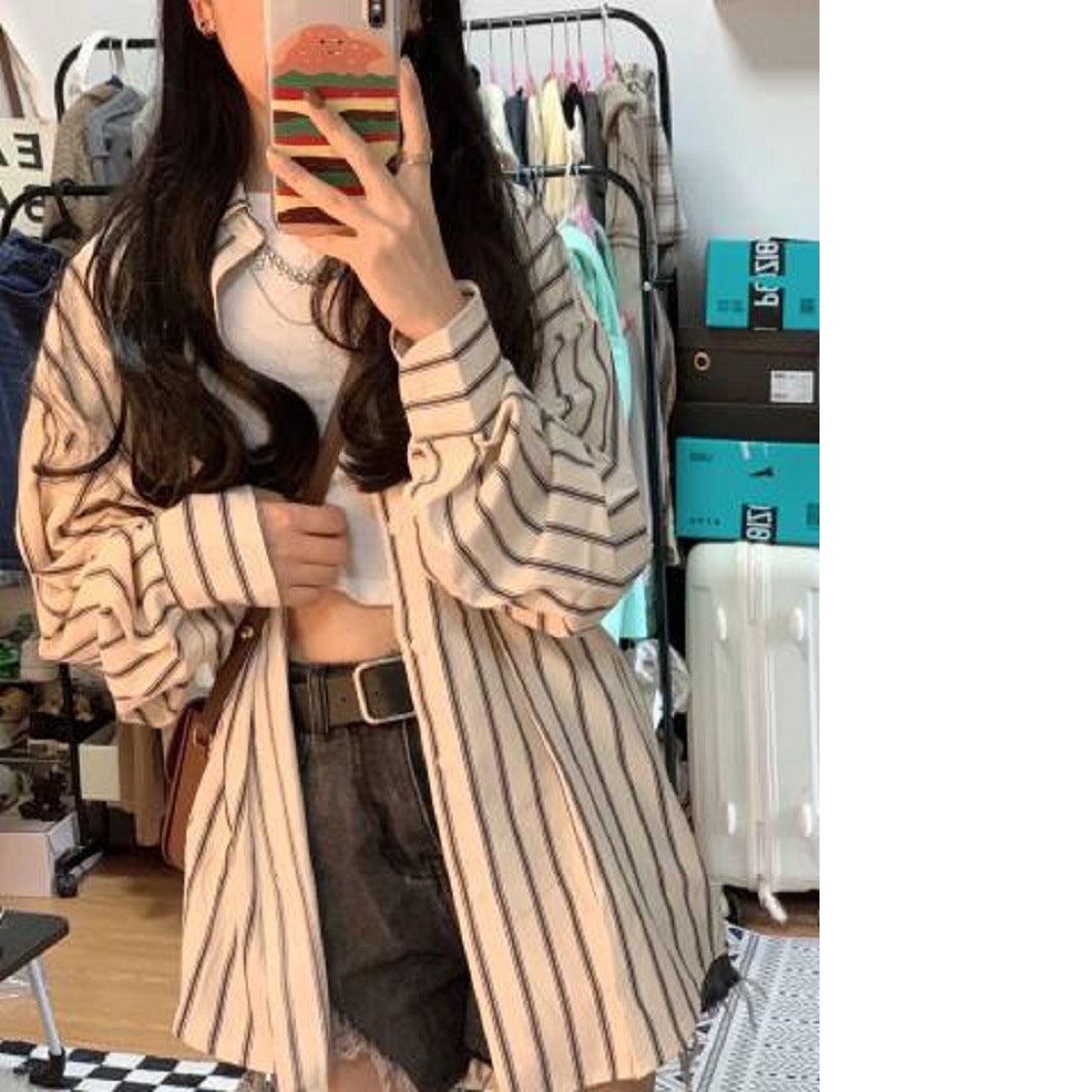 Striped Oversized Blouse