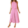 Women's Airy Jumpsuit with Relaxed Fit and Practical Pockets