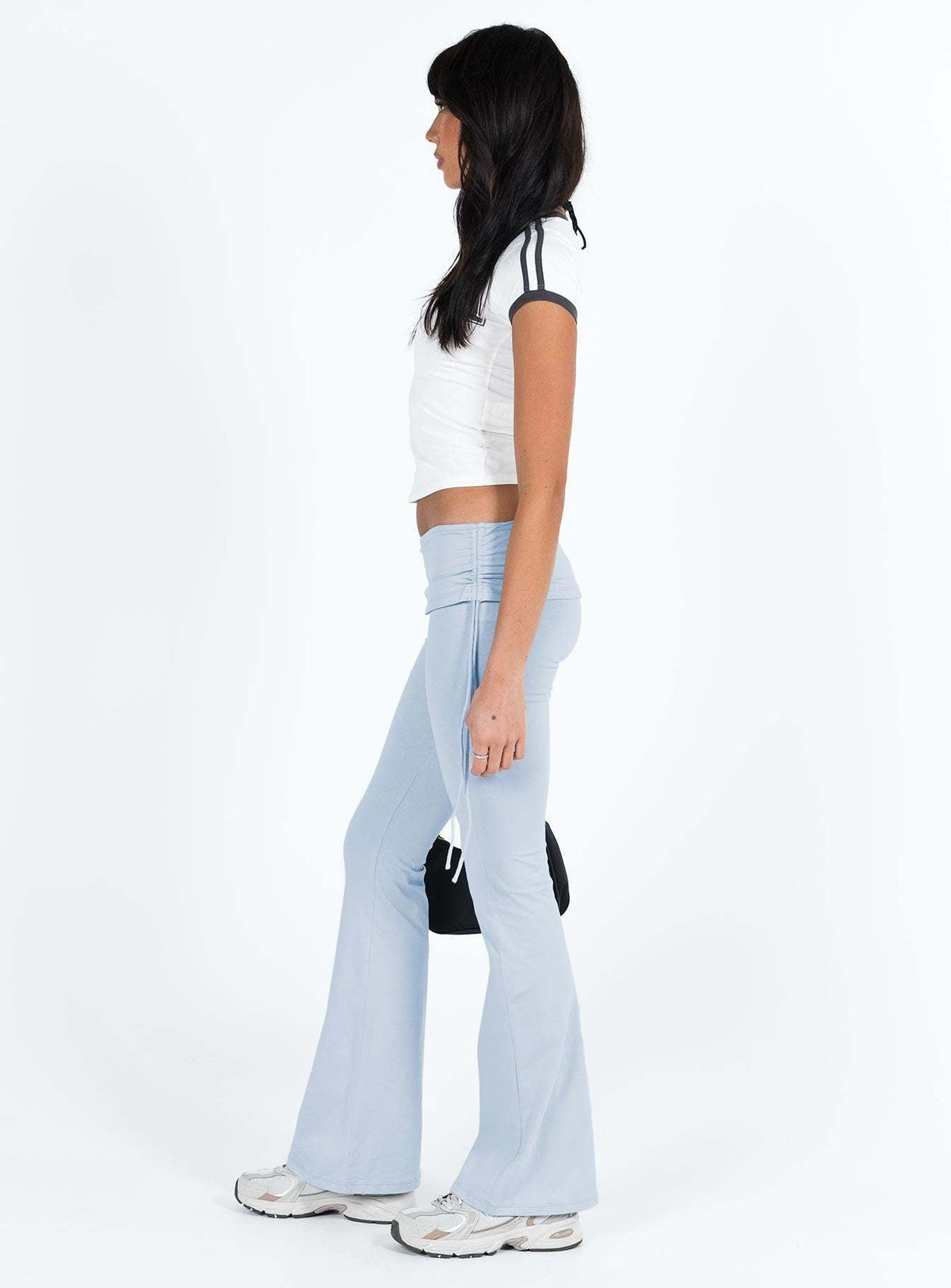 Women's High-Waisted Bootcut Leggings with Elastic Waist