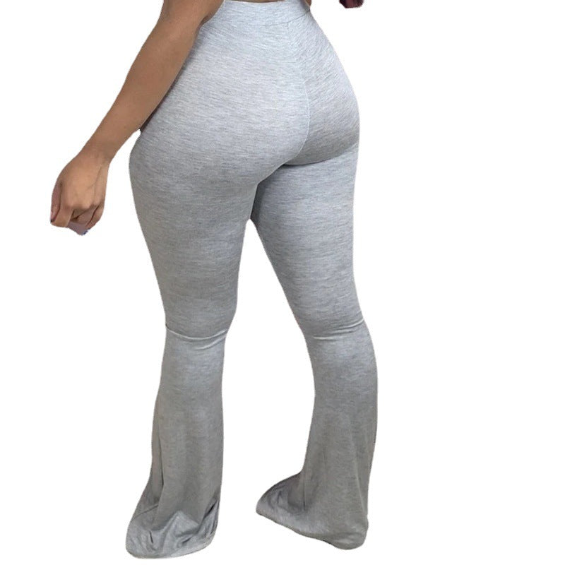 Women's High-Waisted Bootcut Leggings in Soft Jersey
