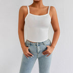 Women's Basic Tank Top with Adjustable Straps