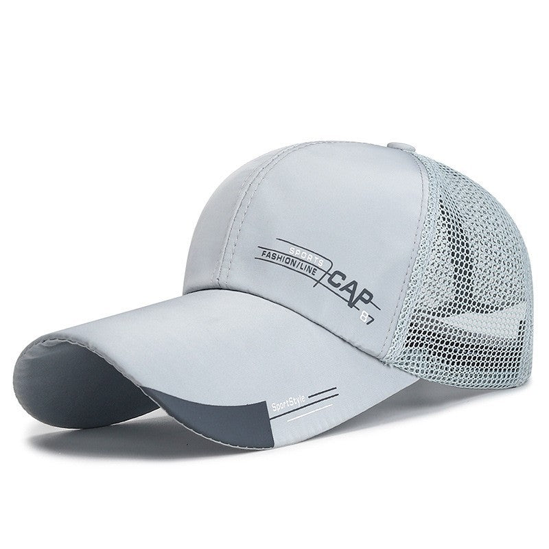 Women's Running Cap with Breathable Mesh Design