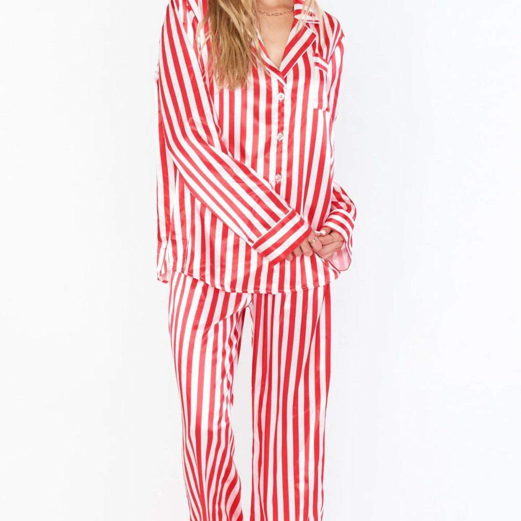 Women's Striped Pajama Set