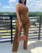 Women's Jumpsuit in Modern Striped Look