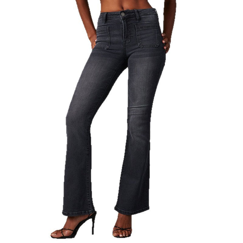 Women's High-Waisted Bootcut Jeans