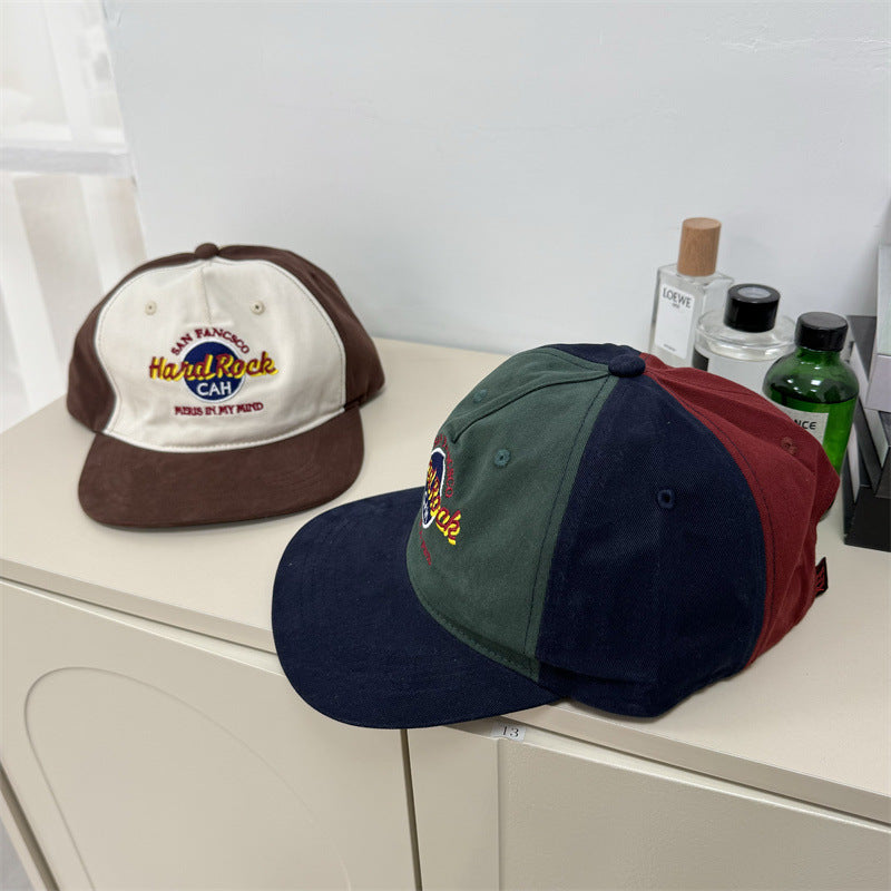 Men's Vintage-Inspired Embroidered Baseball Cap