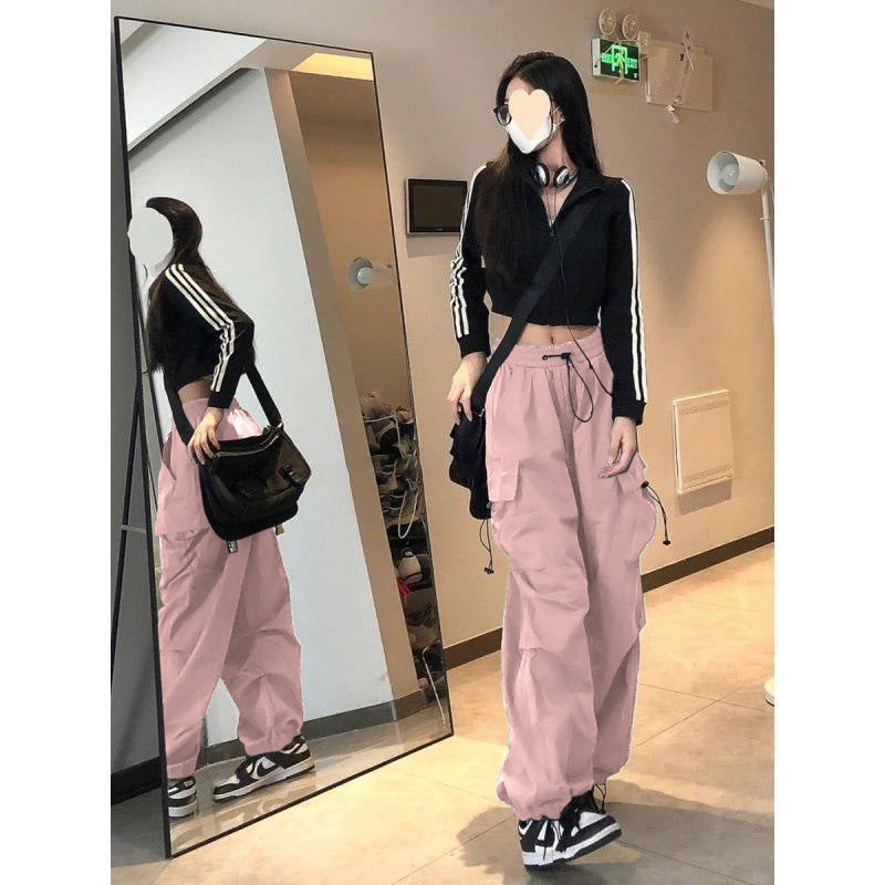 Women's Wide-Leg Cargo Pants with Practical Pockets