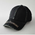 Men's Distressed Vintage-Inspired Baseball Cap