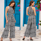 Elegant Jumpsuit with Half Collar