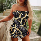 Women's Casual Ruffled Gradient Jumpsuit